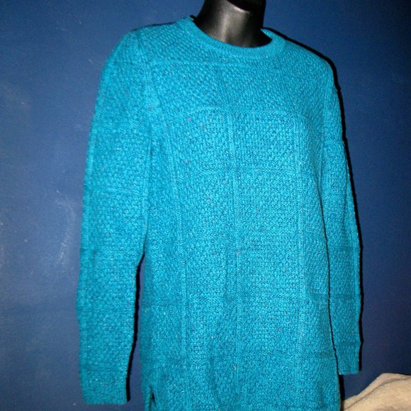 Lands' End Women's Cable pullover Cardigan, NWOT - Picture 1 of 4